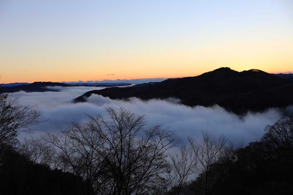 鎌倉山山頂からの雲海