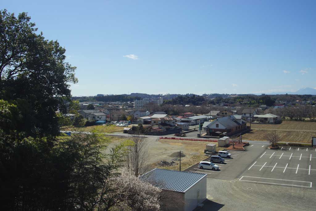 大関和記念碑近くの展望台